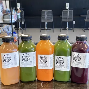 Juice cleanses available.