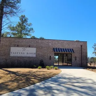 the entrance to the winery