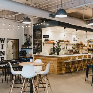 The Vine Room main bar area.  by Engle Olson