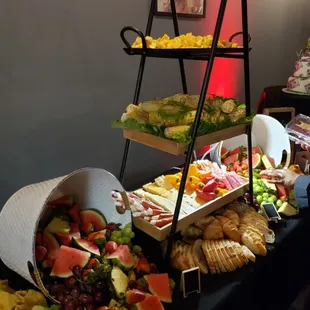 Catered food display