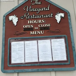 Nothing like a menu viewing before you walk in