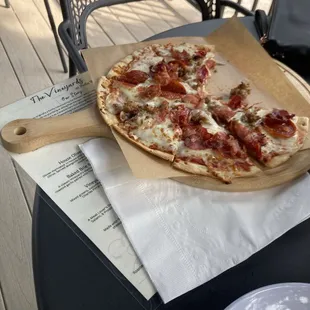 Italian meat pizza