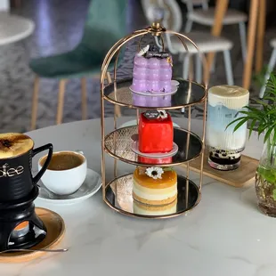 Secret menu: egg coffee on the left!!