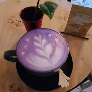 Ube Cafe Latte