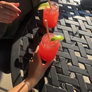 Watermelon sangrias