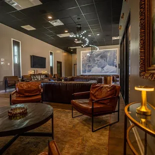the lounge area