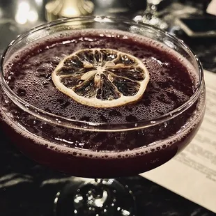 Blackberry Bourbon Sidecar