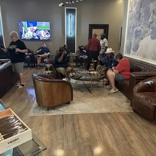 Cigar lounge from humidor