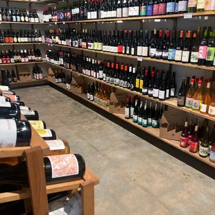 Amazing wine selection