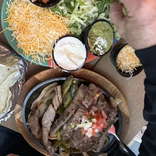Steak Sizzling Fajita