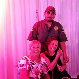 Friendly Security but professional