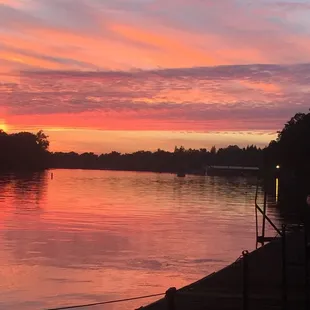 View from the floating outdoor deck!