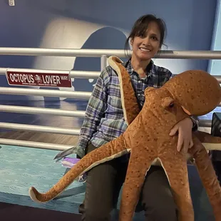octopus photo op