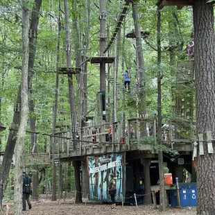 adventure park area (ziplining) south building area