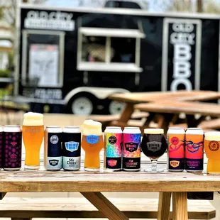 Daily rotating food trucks to pair plates &amp; pints!