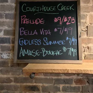 Ciders and prices ...