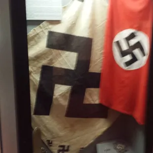 Nazi stuff. A lot of it. Ew.