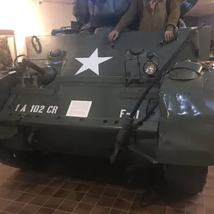 Get up close and personal with authentic war machines!