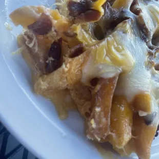 Microwaved french fries.