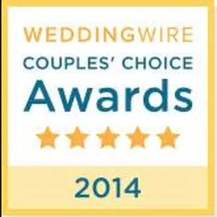 2014 Weddingwire Couple's Choice Award
