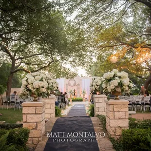 Beautiful entrance to Ceremony