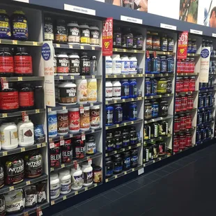 Wall O Gainz. Protein on Protein on Protein
