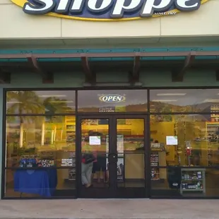 Front of store