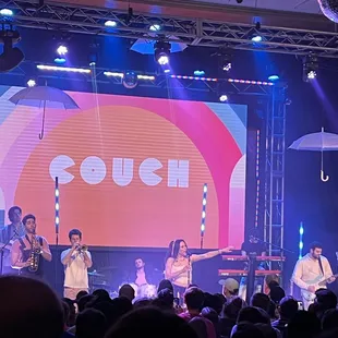 a group of people on stage