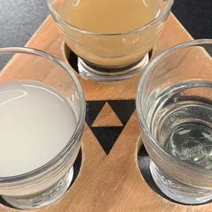 Sake flight
