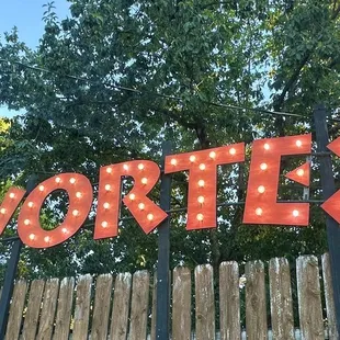 a sign that says vortex on it