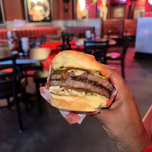 Retro Diner Burger