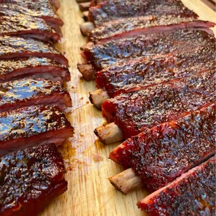 ribs, food, bbq ribs
