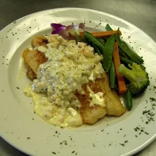 Florida Grouper dinner