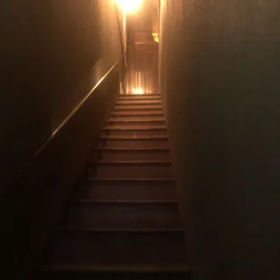 Stairs to the speakeasy