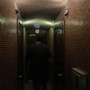 The bathroom hall/hall