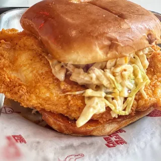 Nashville HOT Fried Chicken Sandwich (Brioche)