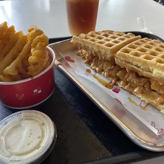 Small Seasoned Waffle Fries