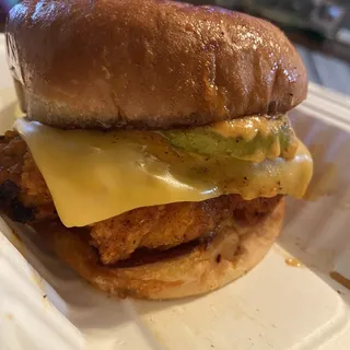 Hot Chicken Sandwich (Brioche Bun)