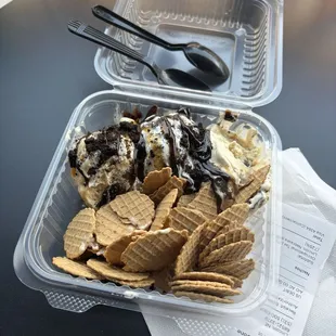 Ice cream nachos