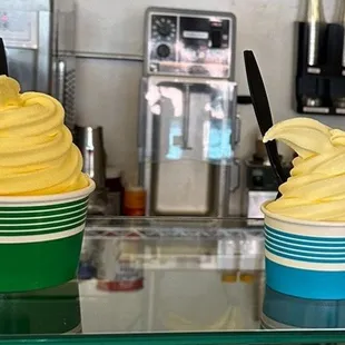 Large Mango Dole Whip Small Pineapple Dole Whip