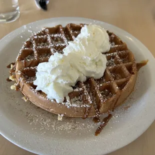 Churro Dulce de Leche Waffle