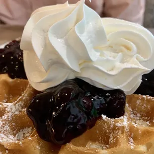Blueberry Waffle Combo