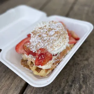 Strawberry Cheesecake Waffle