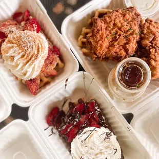 Nutella Waffle Tower