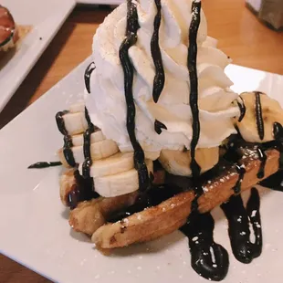 Sweet Banana Waffle Special