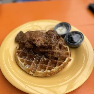 Chicken and waffle