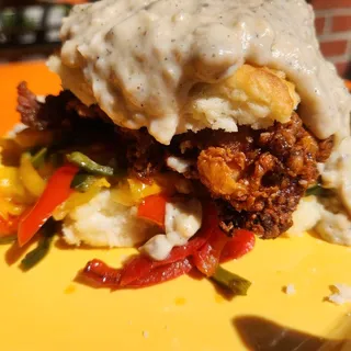 Fiery Chicken Biscuit