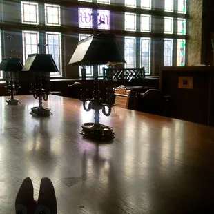 The awesome reading room.