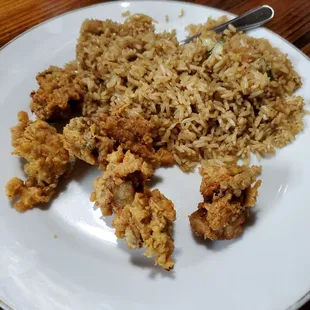 Fried Oysters and Fried Rice