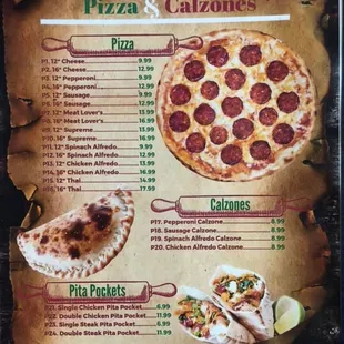 the menu